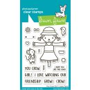Lawn Fawn, clear stamp, you crow girl
