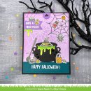 Lawn Fawn, clear stamp, sweet spiders