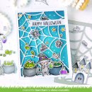 Lawn Fawn, clear stamp, sweet spiders