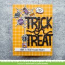 Lawn Fawn, clear stamp, sweet spiders