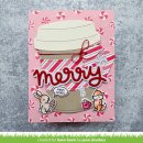 Lawn Fawn, clear stamp, treat cart add-on: coffee