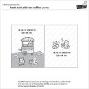 Lawn Fawn, clear stamp, treat cart add-on: coffee