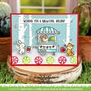 Lawn Fawn, clear stamp, treat cart add-on: coffee