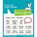Lawn Fawn, lawn cuts/ Stanzschablone, tiny sentiments:...