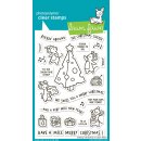 Lawn Fawn, clear stamp, cheesy christmas