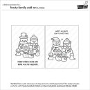 Lawn Fawn, clear stamp, frosty family add-on