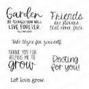 Stamping Bella, Rubber Stamp, GARDEN SENTIMENT SET...