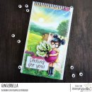 Stamping Bella, Rubber Stamp, TINY TOWNIE RAE THE GARDEN HELPER