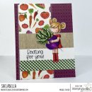 Stamping Bella, Rubber Stamp, TINY TOWNIE RAE THE GARDEN HELPER