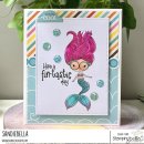 Stamping Bella, Rubber Stamp, LUNETTES MERMAID