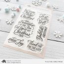 Mama Elephant, clear stamp, YULETIDE GREETINGS