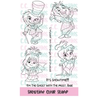 C.C. Designs, clear stamp, Showtime