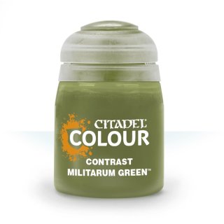 Citadel Colour Contrast: MILITARUM GREEN 18ml