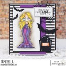 Stamping Bella, Rubber Stamp, ODDBALL WITCHY SISTAH 3