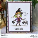 Stamping Bella, Rubber Stamp, LITTLE WITCH &amp; HER PALS