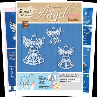 Dommerby Papir, Quilling Anleitung - Angels