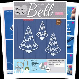 Dommerby Papir, Quilling Anleitung - Bell