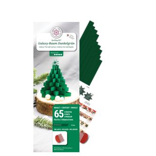 Quilling KIT, Galaxybaum, dark green