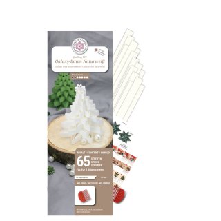 Quilling KIT, Galaxybaum, nature white