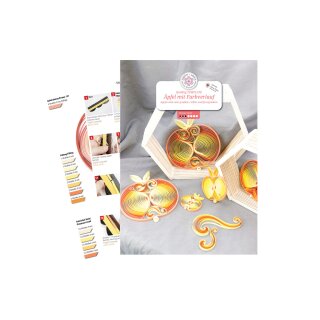 papier + ideen: Quilling Anleitung, Äpfel mit...