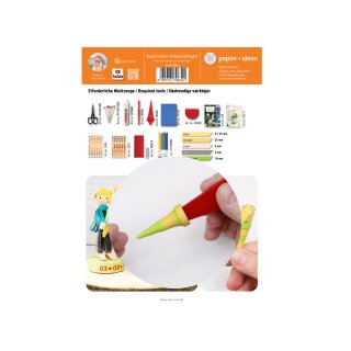 papier + ideen: Quilling Anleitung, Schulanfänger