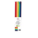 papier + ideen, Quilling Papierstreifen MIX Regenbogen,...