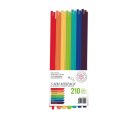 papier + ideen, Quilling Papierstreifen MIX Regenbogen,...