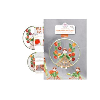papier + ideen: Quilling Anleitung, Blumenmädchen...