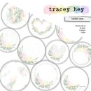 Tracey Hey, Paper Pad – Rainbow Roses