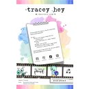 Tracey Hey, clear stamp A5, "Proud Peacock"