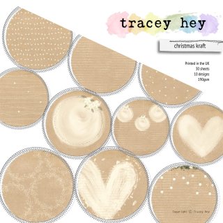 Tracey Hey, Paper Pad – Christmas Kraft