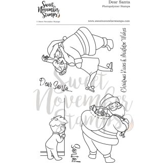 Sweet November Stamps, clear stamp, Dear Santa