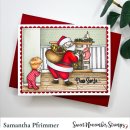 Sweet November Stamps, clear stamp, Dear Santa