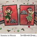 Sweet November Stamps, clear stamp, Mistletoe and Holly...