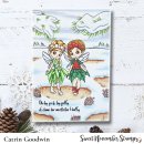 Sweet November Stamps, clear stamp, Mistletoe and Holly Fairies