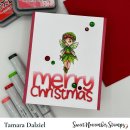 Sweet November Stamps, clear stamp, Mistletoe and Holly Fairies