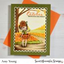 Sweet November Stamps, clear stamp, October Marigold Fairy
