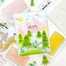 Pinkfresh Studio, Stencil, Mountains
