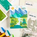 Pinkfresh Studio, Stencil, Mountains