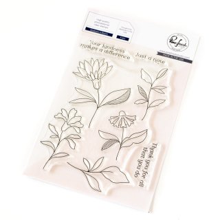 Pinkfresh Studio, clear stamp, Kindness in Bloom