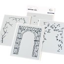 Pinkfresh Studio, Stencil, Blooming Arch