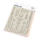 Pinkfresh Studio, cling stamp, Art Deco Floral Arch