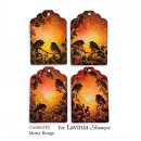 Lavinia Stamps, clear stamp - Small Robins