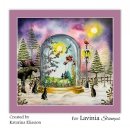 Lavinia Stamps, clear stamp - Snowy Fir Tree Small