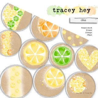 Tracey Hey, Paper Pad – Citrus