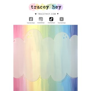 Tracey Hey, Stencil “Large Cloud”