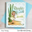 Sweet November Stamps, clear stamp, December Narcissus Fairy