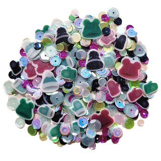 Sweet November Stamps, Sequins: Bundle Up Mix