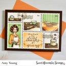 Sweet November Stamps, clear stamp, SN Gal Caroline
