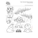 Sweet November Stamps, clear stamp, Baby Bominable Winter...